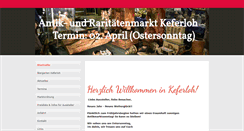 Desktop Screenshot of antikmarkt-keferloh.com